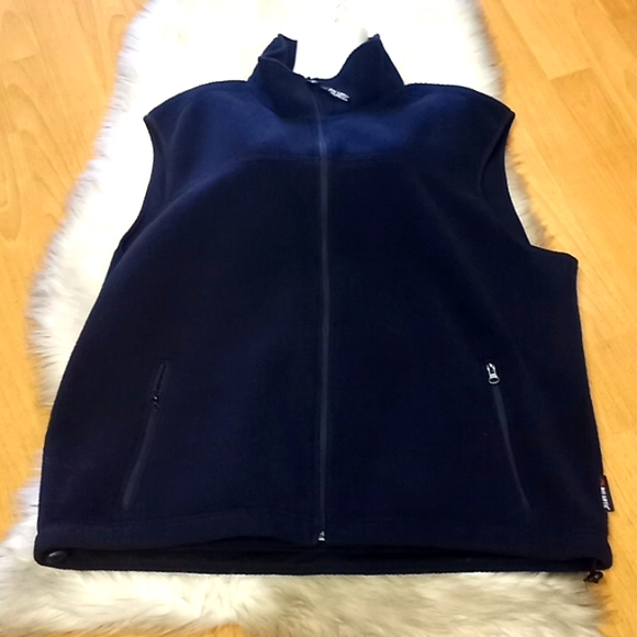 Eddie Bauer Navy Polartec Fleece Vest - Picture 11 of 14
